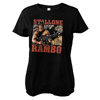 Rambo t-shirt, Rambo Djungle Girly Black, ladies