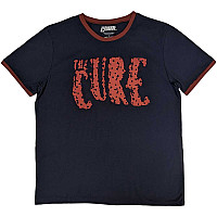 The Cure t-shirt, Logo Ringer Navy Blue, men´s