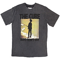 The Cure t-shirt, Boys Don't Cry Box Stone Wash Charcoal Grey, men´s