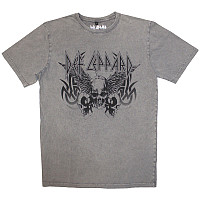 Def Leppard t-shirt, Tribal Skull Wash Grey, men´s