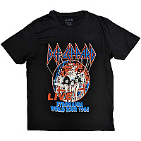 Def Leppard t-shirt, Pyro World Tour Black, men´s