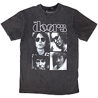 The Doors t-shirt, Squares Stone Wash Charcoal Grey, men´s