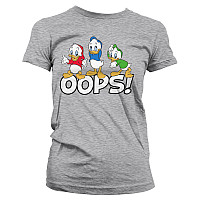 Disney t-shirt, Huey, Dewey and Louie - Oops Grey Girly, ladies