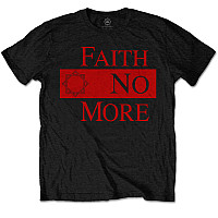 Faith No More t-shirt, Classic New Logo Star Red on Black, men´s