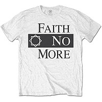 Faith No More t-shirt, Classic New Logo Star Black on White, men´s