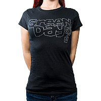 Green Day t-shirt, Flowerpot Diamante, ladies