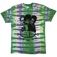 Green Day t-shirt, Trio Dye Wash Green, men´s