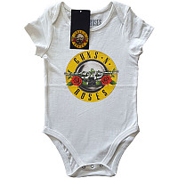 Guns N Roses baby body t-shirt, Classic Logo White, kids