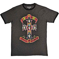 Guns N Roses t-shirt, Appetite for Destruction Ringer Grey, men´s