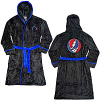 Grateful Dead bathrobe, Steal Your Face Black & Blue, unisex