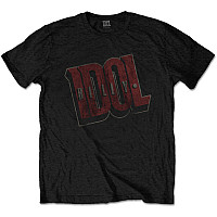 Billy Idol t-shirt, Vintage Logo Black, men´s