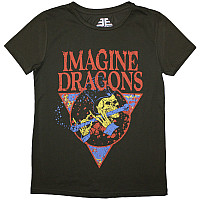 Imagine Dragons t-shirt, Skeleton Flute Green, ladies