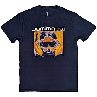 Jamiroquai t-shirt, Orange Glow Navy Blue, men´s