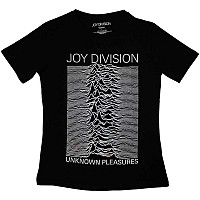 Joy Division t-shirt, Unknown Pleasures FP Black, ladies