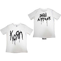 Korn t-shirt, Still A Freak BP White, ladies