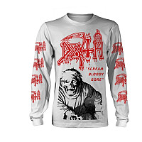 Death t-shirt long rukáv, Scream Bloody Gore White, men´s