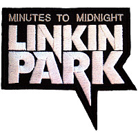 Linkin Park tkaná patch/nažehlovačka PES 90 x 80 mm, Minutes To Midnight