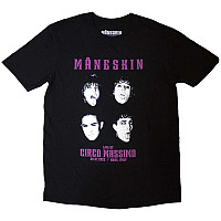 Maneskin t-shirt, Live At Circo Massimo 2022 Faces Black, men´s