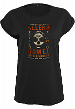 Selena Gomez tričko, Kill Em Skull Tee Girly Black, ladies