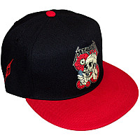 Metallica snapback snapback, The Shortest Straw Red Eyes Black & Red, uni