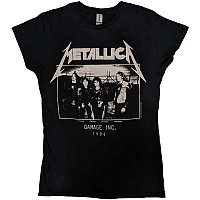 Metallica t-shirt, Master of Puppets Photo Damage Inc Tour Black, ladies