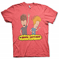 Beavis and Butt-Head t-shirt, Headbanging Red Heather, men´s