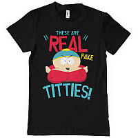 South Park t-shirt, These Are Real Fake Titties Black, men´s