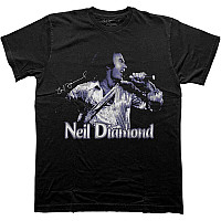 Neil Diamond t-shirt, Singing Black, men´s