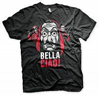 La Casa De Papel t-shirt, Bella Ciao! Black, men´s