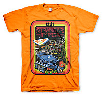 Stranger Things t-shirt, Retro Poster Orange, men´s