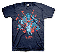 Stranger Things t-shirt, Stranger Things Characters Navy, men´s