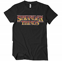 Stranger Things t-shirt, Fire Logo Black, men´s