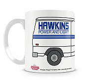 Stranger Things ceramics mug 250 ml, Hawkins Power And Light Van