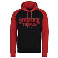 Stranger Things mikina, Logo Baseball Hoodie Black, men´s