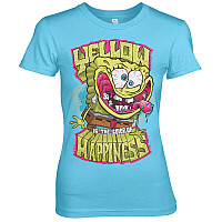 SpongeBob Squarepants t-shirt, Yellow Is The Color Of Happiness Blue, ladies