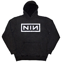 Nine Inch Nails mikina, Classic Logo Wash Charcoal Grey, men´s