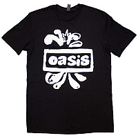 Oasis t-shirt, Logo Splat Black, men´s