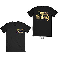 Ozzy Osbourne t-shirt, Patient No. 9 Gold Logo BP Black, men´s