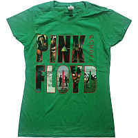 Pink Floyd t-shirt, Echoes Album Montage Green, ladies