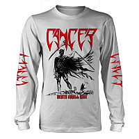 Cancer t-shirt long rukáv, Death Shall Rise White, men´s