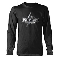 Linkin Park t-shirt long rukáv, Smoke Logo Black, men´s