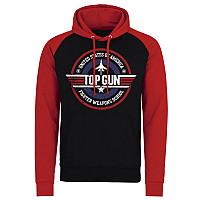 Top Gun mikina, Fighter Weapons School Black-Red, men´s