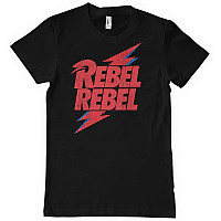 David Bowie t-shirt, Rebel Rebel Black, men´s