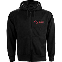 Queen mikina, Classic Crest Zip BP Girly Black, ladies