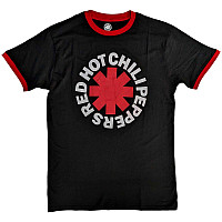 Red Hot Chili Peppers t-shirt, Classic Asterisk Ringer ECO Black, men´s