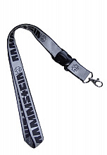 Rammstein keychain PES 80 x 10 x 2.1 cm, Klassik Grey, unisex