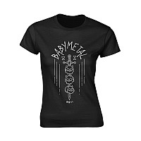 Babymetal t-shirt, Skull Sword Girly, ladies