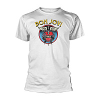 Bon Jovi t-shirt, Heart ´83 White, men´s