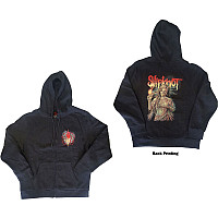 Slipknot mikina, Burn Me Away Zipped BP Dark Grey, men´s