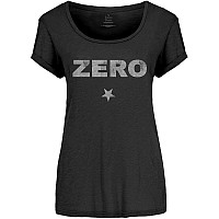 Smashing Pumpkins t-shirt, Zero Distressed Ladies Black, ladies